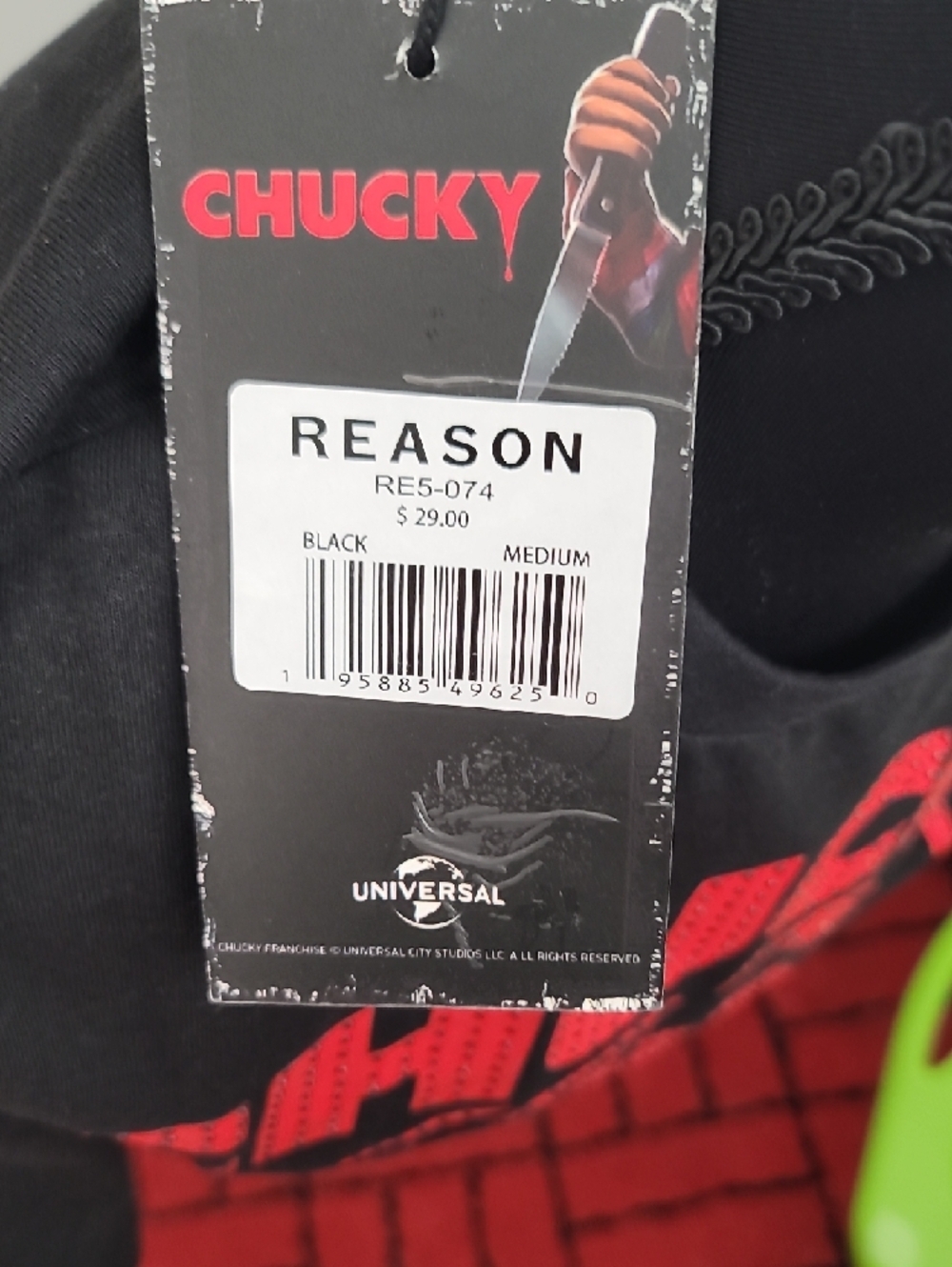 Reason Universal Rhinestone Chucky T Shirt NWT - Picture 3 of 13